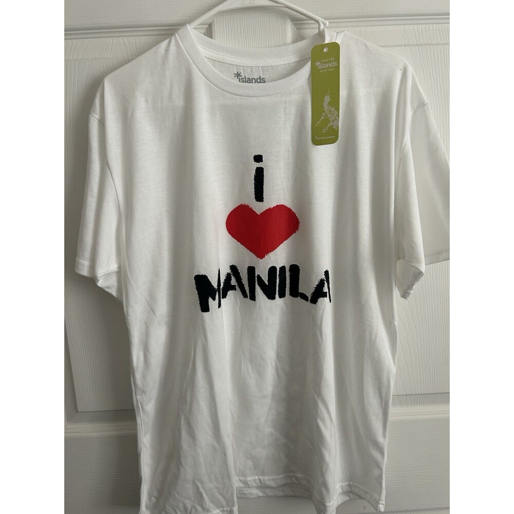 White Philippines T-shirt / XL - I Love Manila Graphics Islands Souvenirs - New
